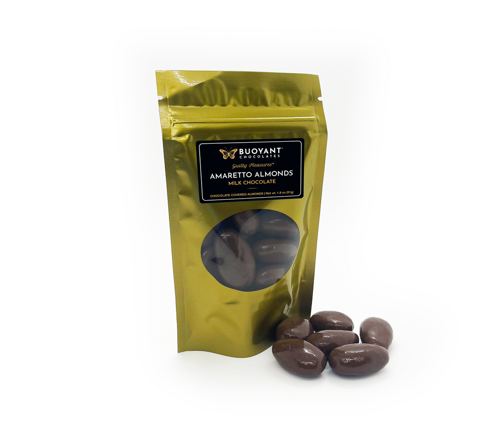 Milk Chocolate Amaretto Almonds - Snack Pack