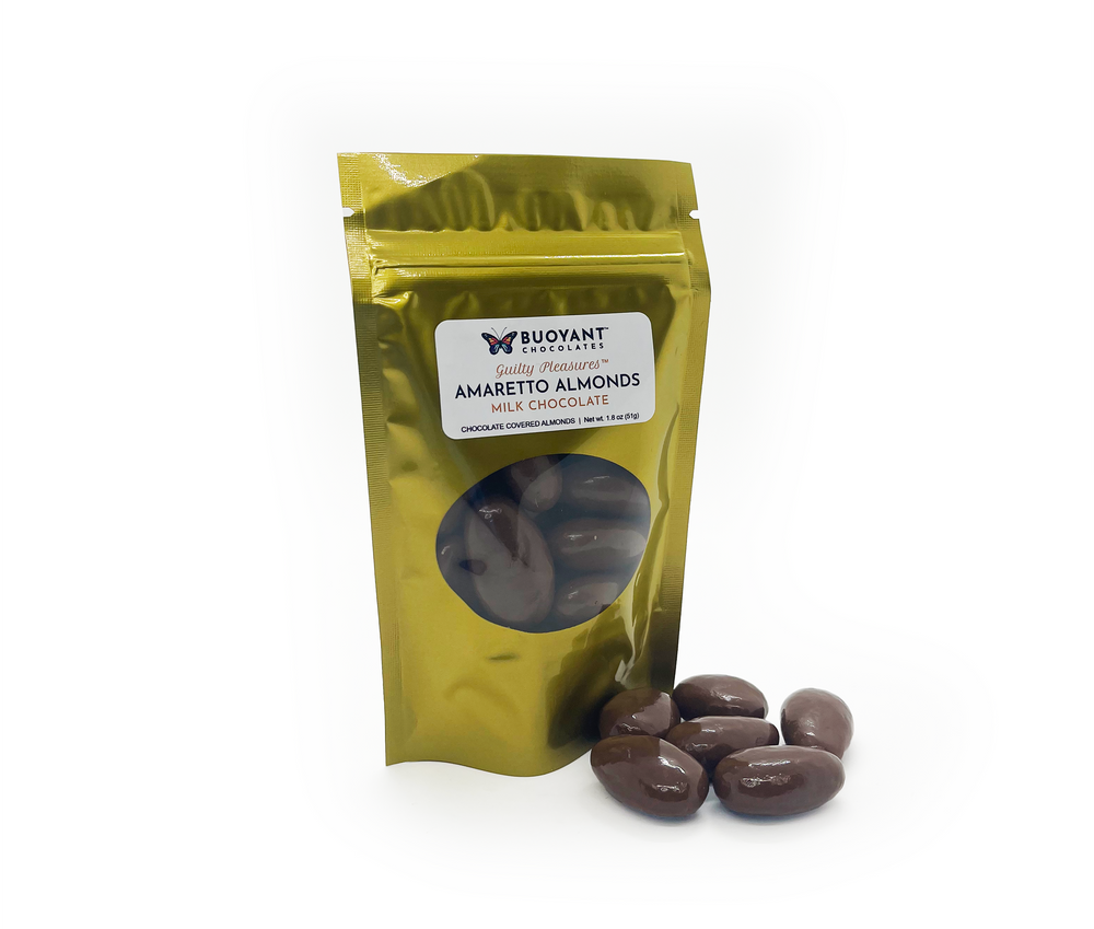 Milk Chocolate Amaretto Almonds - Snack Pack