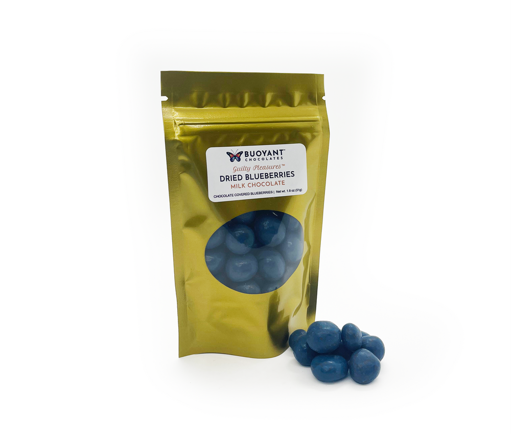 Milk Chocolate Dried Blueberries - Snack Pack