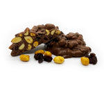 Classic Raisins & Peanuts Cluster Pucks - Milk Chocolate (Non-Infused)