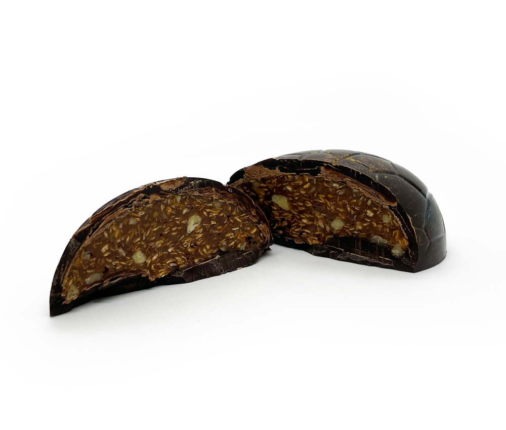 Buoyant's Signature Salted Caramel Coconut Dragon Egg - Dark Chocolate